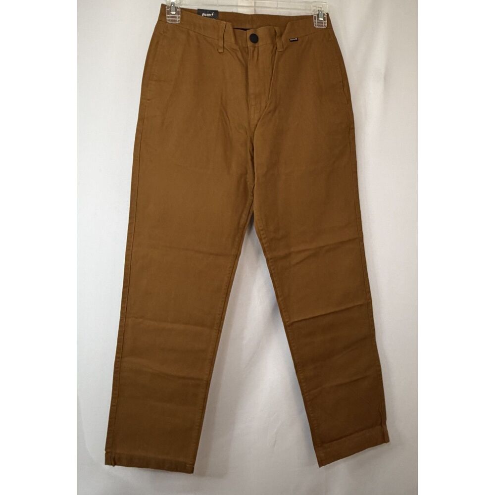 Size 28 Hurley Cruiser Relaxed Fit Chino Pants NWT Ale Brown